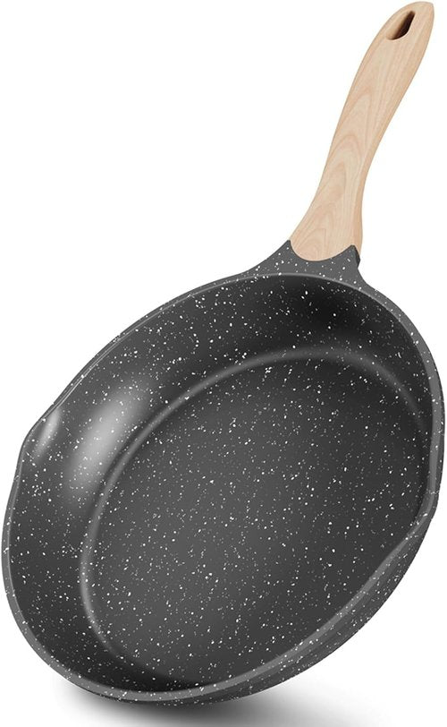 JEETEE 8-Inch Nonstick Frying Pan - Versatile Omelette Skillet with Soft Touch Handle | Induction Compatible