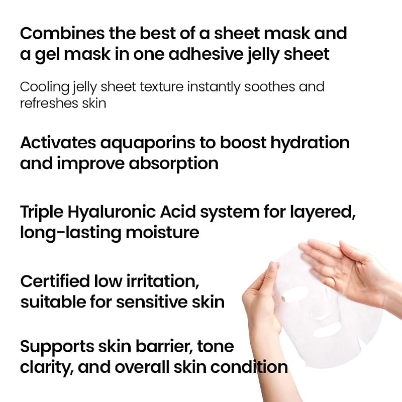 DERCENT Hydrating Jelly Face Mask 25 ml - Anti-Aging Korean Skincare