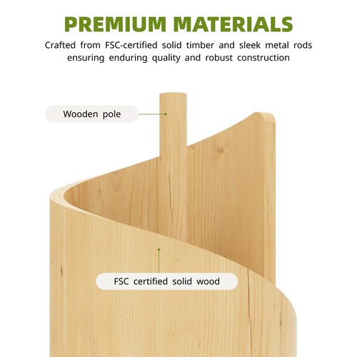 Wooden Paper Towel Holder for Countertop, Modern Mountain Style Paper Towel Holder, Heavy Duty Solid Wood Freestanding Paper Roll Stand for Kitchen, Bathroom & RV