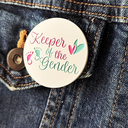 Arturbo Gender Reveal Enamel Lapel Pins - Team Boy Girl Badges