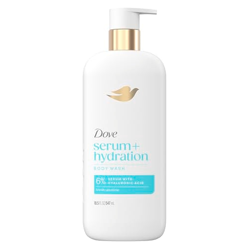 Dove Hydration Boost Serum Body Wash, Fresh Jasmine Bloom, 18.5 oz