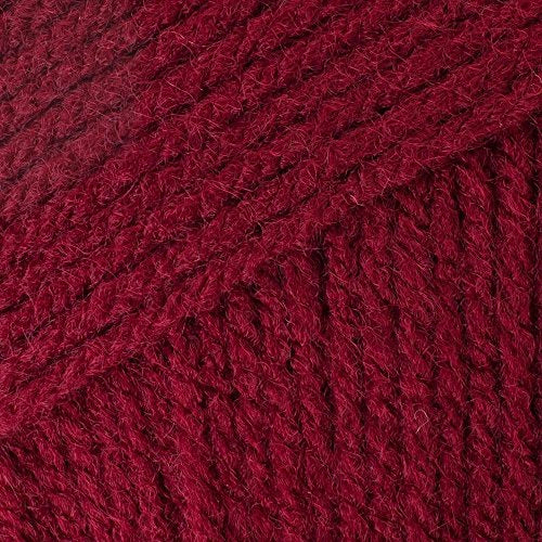 Red Heart Comfort Yarn Claret - Size 4 Medium Worsted Acrylic for Knitting & Crocheting - 867 Yards, USA Made, 4 Pack