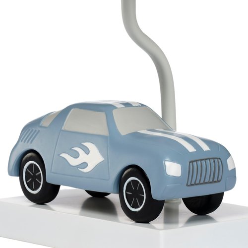 Lambs & Ivy Little Racer Hand Painted Car/Transportation Lamp w/Shade and Bulb