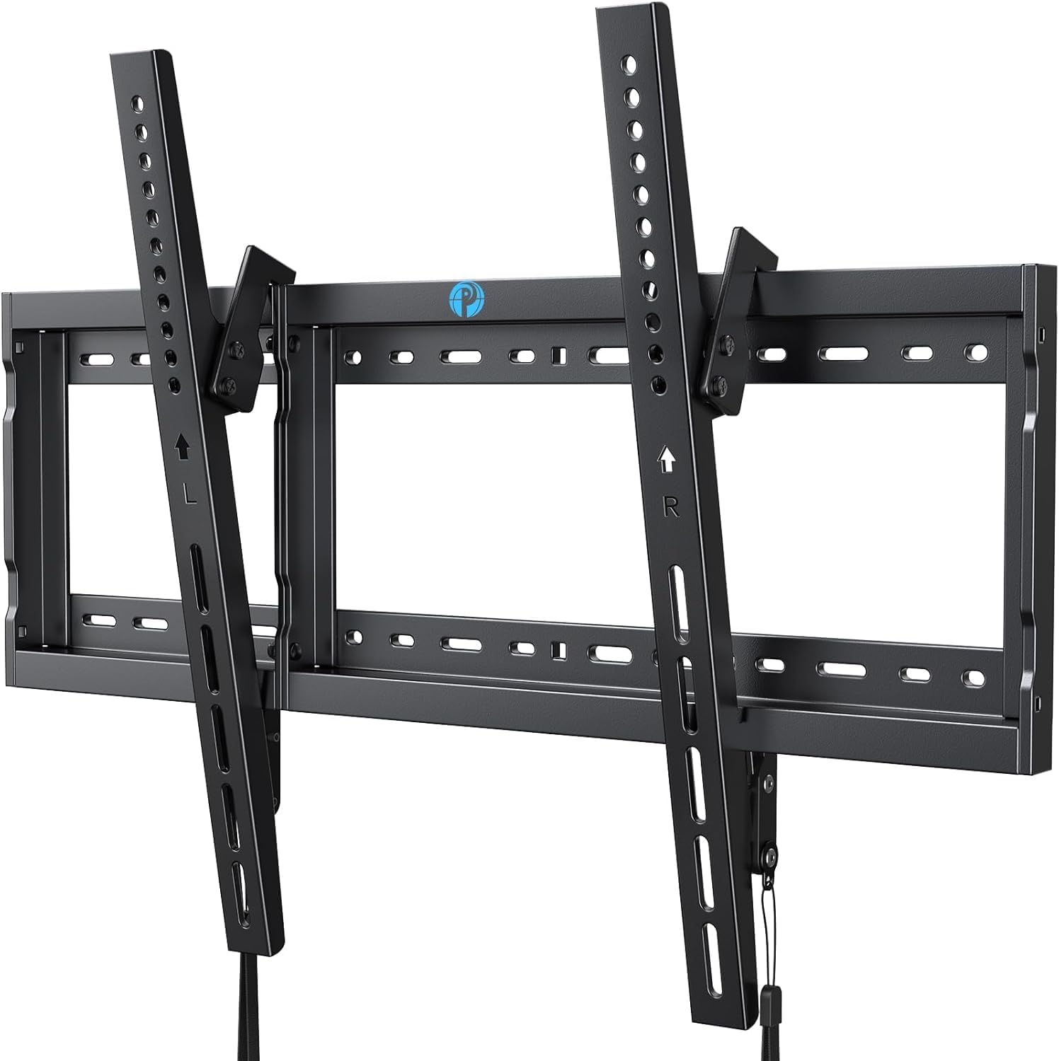 Pipishell Tilt TV Wall Mount Bracket - Low Profile for 37-90 Inch TVs | Fits 16"-24" Wood Studs, Max VESA 600x400mm, Holds Up to 132lbs