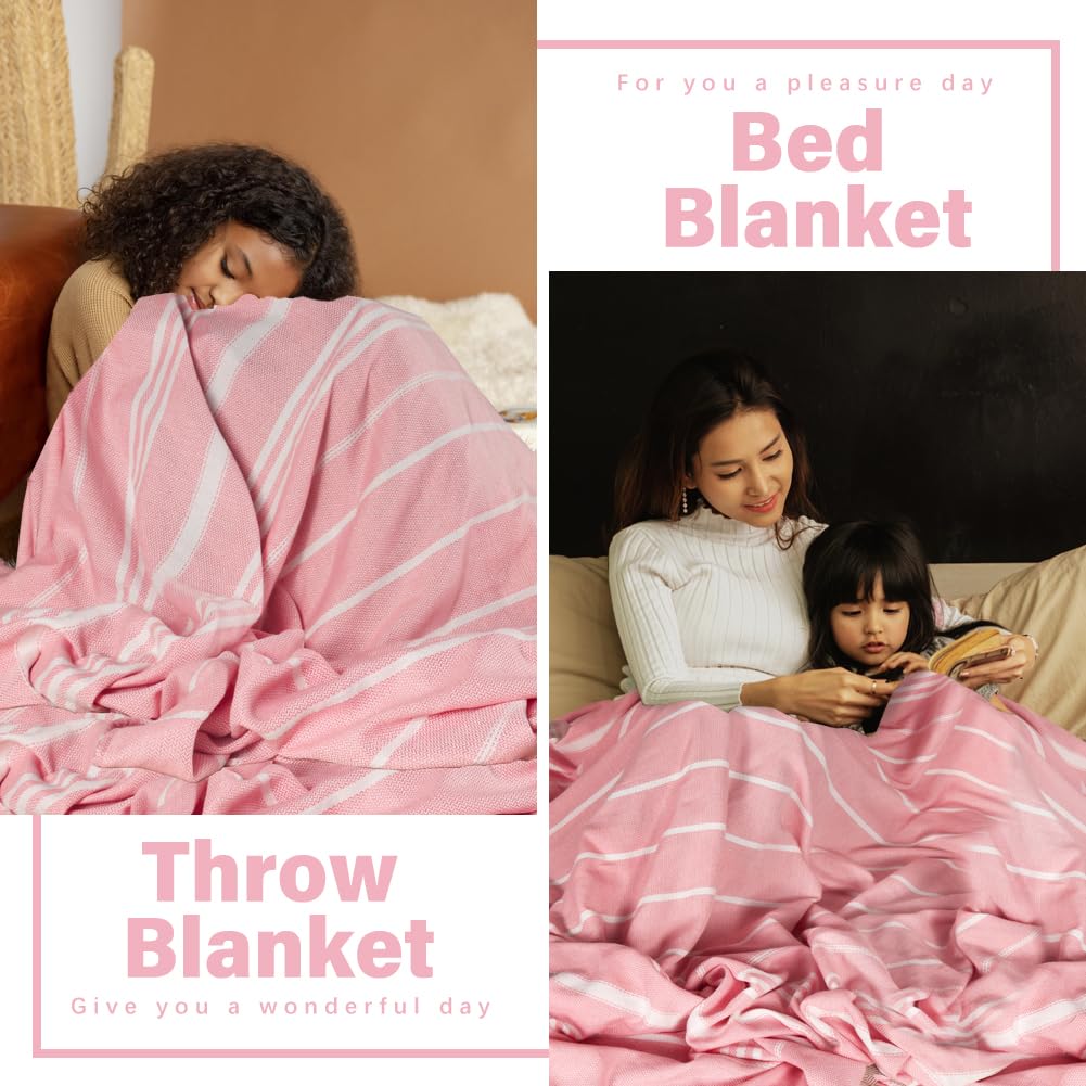 Widdonen Giant Turkish Beach Towel Blanket 85x75 Cotton XXL Extra Large Oversided Bath Pool Blankets XL Huge Bed Sand Free Throw Towels Picnic Outdoor Big Quilt Necessities Cloud Gifts for Adult Pink