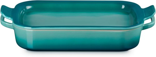 Le Creuset Stoneware Rectangular Dish - 3 Qt. Platter Lid in Riviera Color