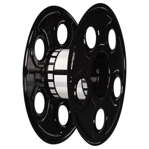 Beistle Movie Reel with Filmstrip Centerpieces, 2-Count Thin Plastic 3D Cinema Reels with 15-Foot Filmstrips, Customizable Hollywood Party Decorations for Red Carpet Events & Theater Themes, 9"