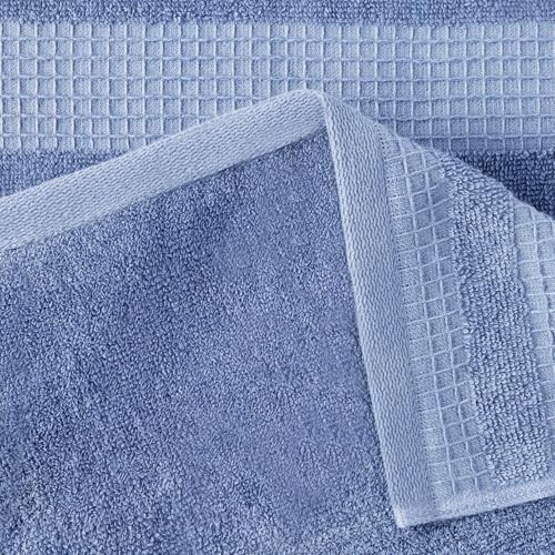 Amazon Basics Organic Cotton Waffle Dish Cloths - 6-Pack, 12x12 in, Ultra Absorbent & Lint-Free