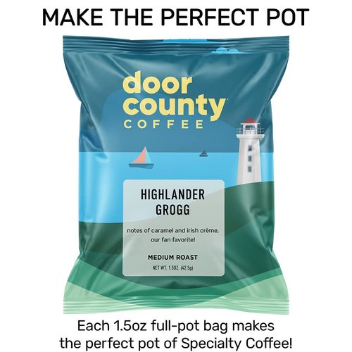 Door County Coffee Gourmet Coffee Variety Gift - 12-Pack Coffee Gift Set | 1.5oz Bags