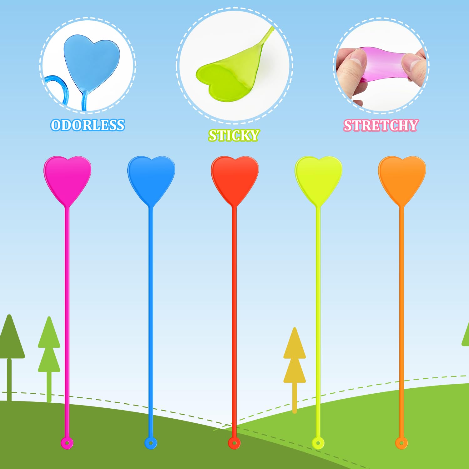 Valentines Day Cards with Hearts Sticky Hand Toys for Kids Class,28 Pack Valentine Exchange Cards & Slappy Sticky Hands Gifts for Preschool,Non Candy Party Favors,Classroom Treats Prizes for Boys Girl