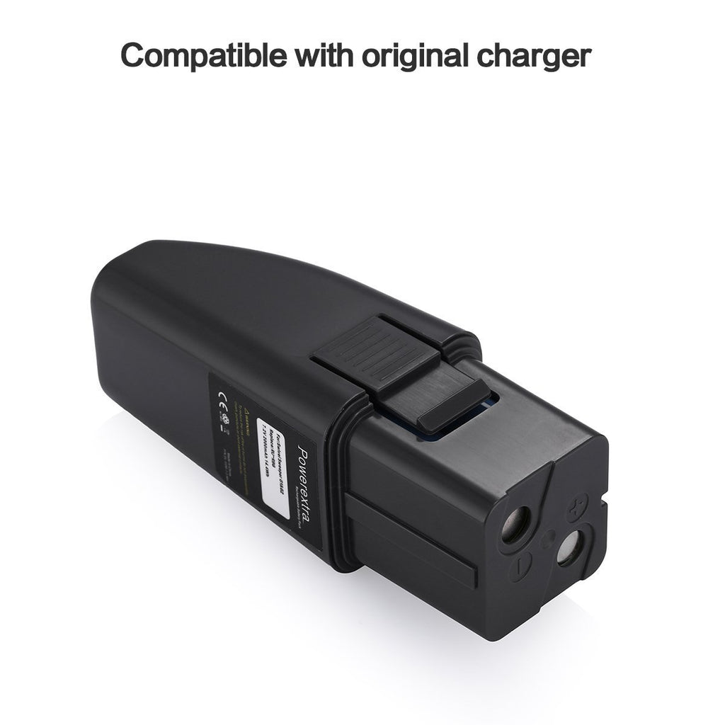 Powerextra 2 Pack 7.2V 2000mAh Ni-MH Replacement Battery Compatible with Ontel Swivel Sweeper G1 & G2