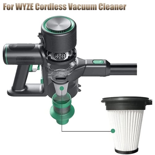 2 Pack Hepa Filter Replacement For Wyze Cordless Vacuum Cleaner Accessories Parts with Cleaning Brush