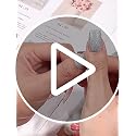 Rose Gold Shimmer Gel Nail Wraps - Semi-Cured UV Nail Art Strips