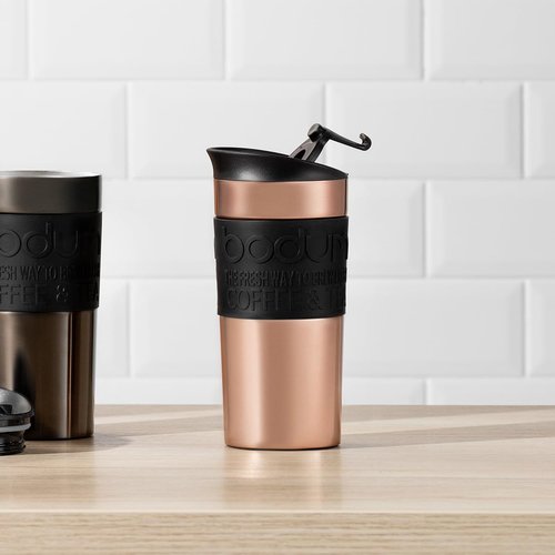 Bodum Bodum TRAVEL MUG Travel Mug, Copper, 12 oz