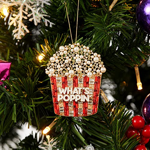 Christmas Popcorn Ornament - Handmade Holiday Decor, Best Popcorn Ornament