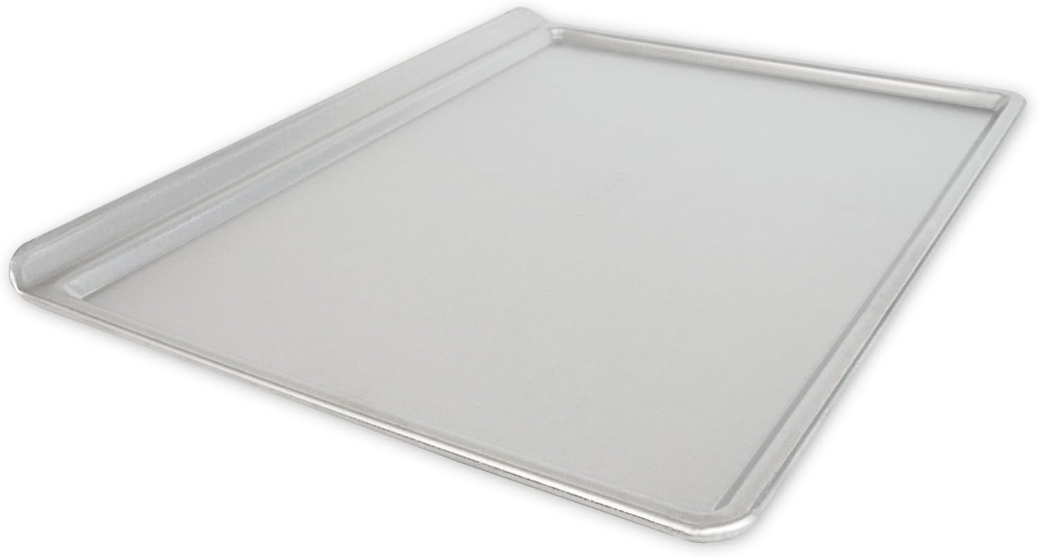 USA Pan Bakeware Cookie Sheet - Traditional Aluminized Steel Baking Pan, Large & Uncoated