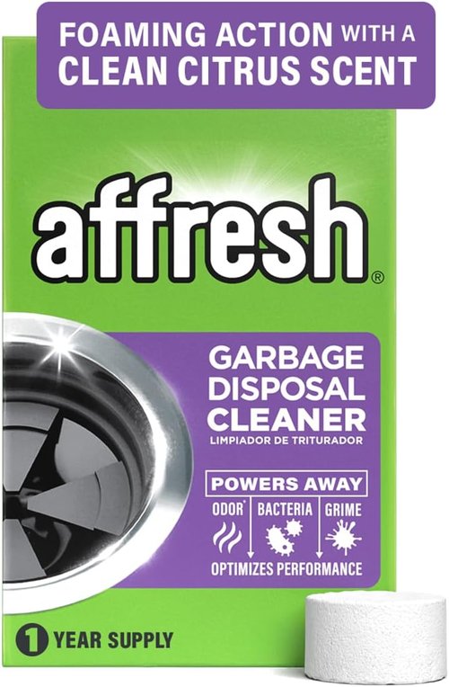 Affresh Garbage Disposal Cleaner - Eliminate Odors & Bacteria | 12 Tablets for 1 Year Supply