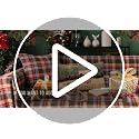 Christmas Pillow Cover - 12x20 Watercolor Snowflake Design