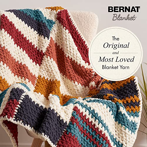 Bernat Blanket Yarn - Harvest Color, 300g Soft Chenille Yarn