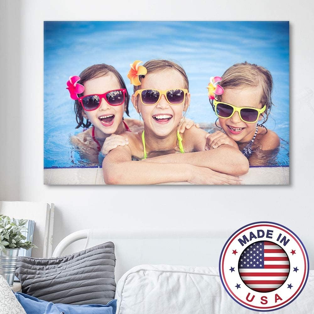 Wall26 Custom Canvas Prints - 1.5" Frame | Personalized Photo Art - 12" x 18" Size