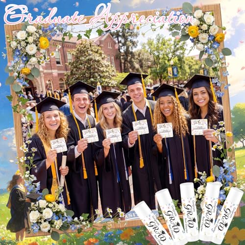 12 Pack Graduation Lip Balm Party Favors Class of 2026 Honey Flavor
