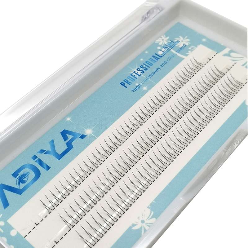 Adiya V Shape Lower Eyelash Extensions J Curl 0.07mm Natural Handmade