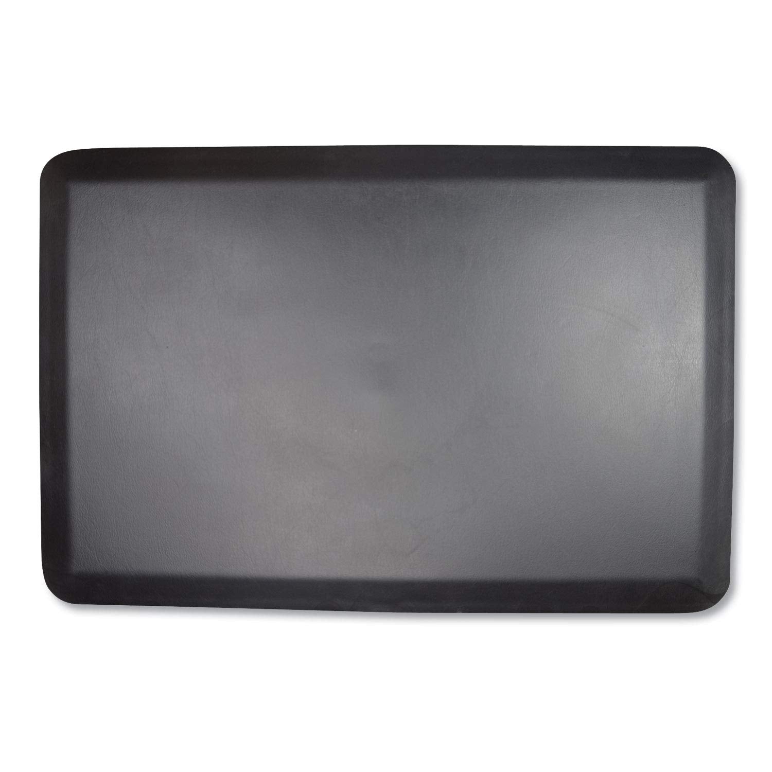 Deflecto Anti-Fatigue Mat, Standing Floor Mat, Rectangle, Beveled Edge, 18" x 24", Black (AFP1824)
