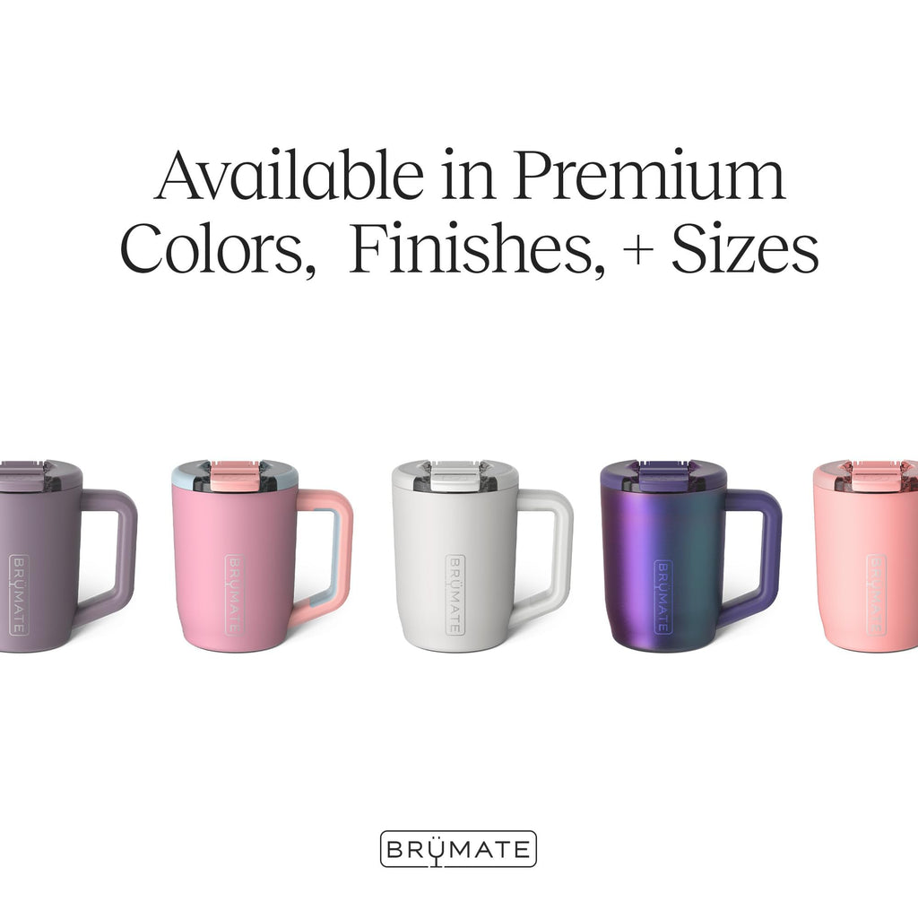 BrüMate Müv - 15oz 100% Leak Proof Insulated Coffee Mug with Handle & Lid - Stainless Steel Coffee Travel Mug - Double Walled Coffee Cup (Lavender)