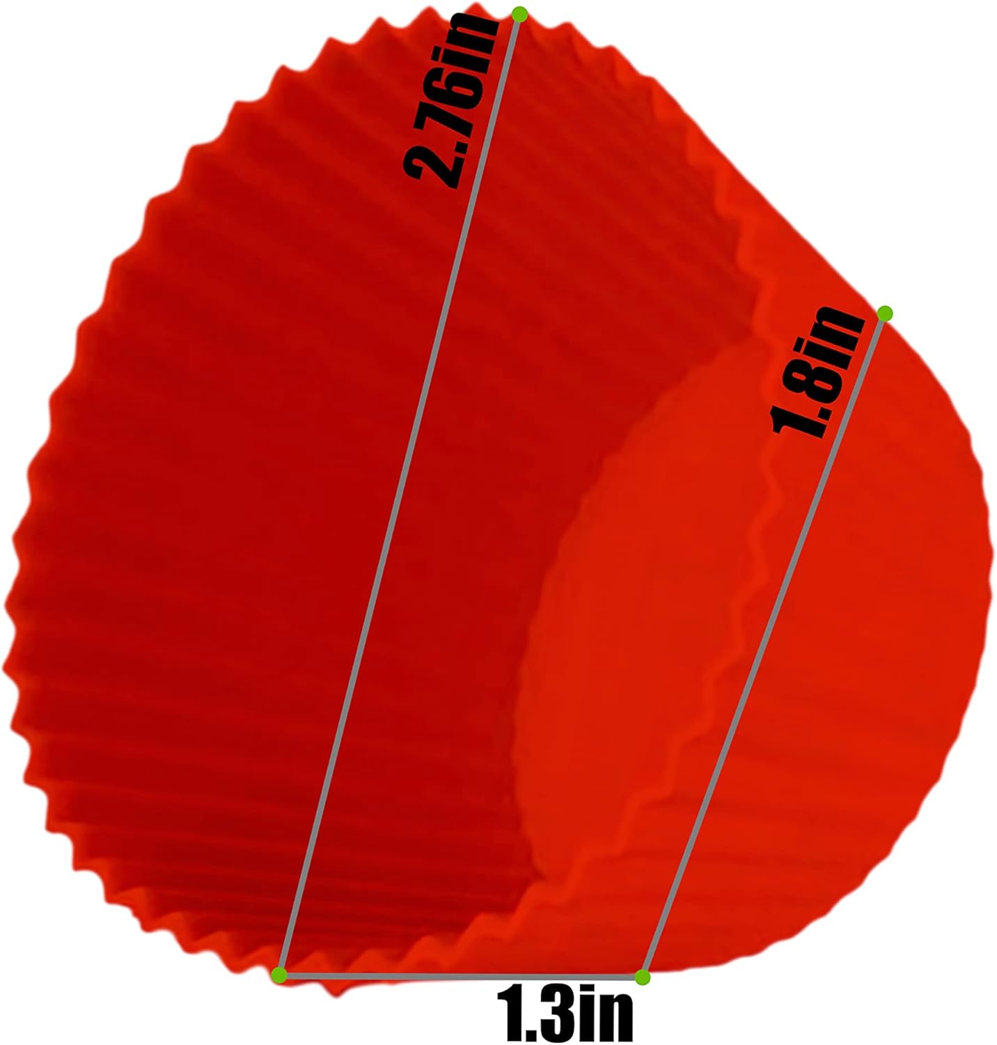 MyFurtive Silicone Cupcake Baking Cups - 24 Reusable Muffin Liners, BPA Free, Dishwasher Safe, Multi-Color