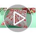 Red Christmas Snowflake Pillow Covers Set - Holiday Decor, 10 Pcs, Winter Snowflake Design