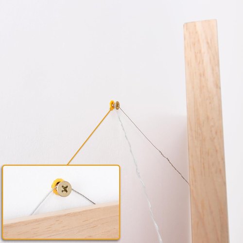 KURUI 510-Piece Wall Hanging Kit - Versatile Picture Hangers with Anchors & Screws for Art & Frames