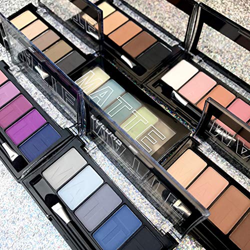 L.A. Colors 5-Color Matte Eyeshadow Palette - Natural Linen CEM471