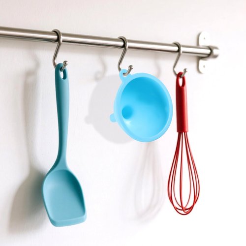 4 Pack Kitchen Silicone Funnel, 4 Colors Kitchen Funnel Set Wide Mouth Funnels for Filling Bottles Small Canning Funnels for Daily Cooking and Water Liquid Oil or Powder Transfer