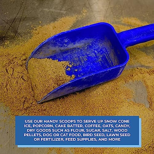 Remco Color-Coded Plastic Hand Scoop - 16 oz, BPA-Free Kitchen Utensil