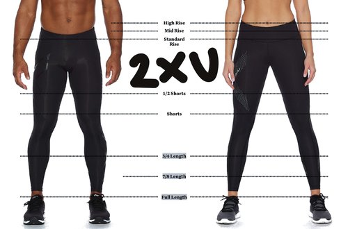 2XU Men's Core Compression Shorts, Black/Nero, Large
