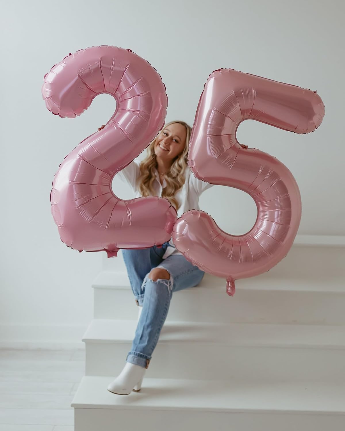 Pearlescent Pink Number Balloon - 40 Inch 0 Balloon for Birthday Decorations | Perfect Party Supplies