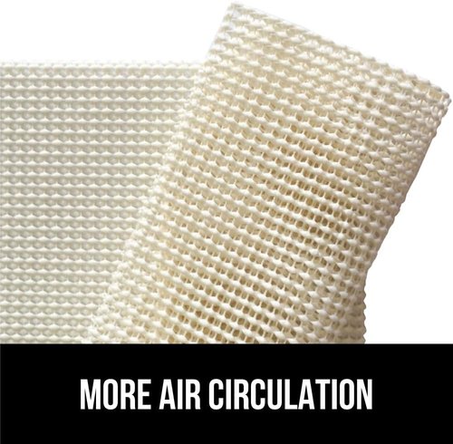 GORILLA GRIP® Rug Pad Gripper - Strong, Slip-Resistant Cushion for Hard Floors | 8x10 FT Size
