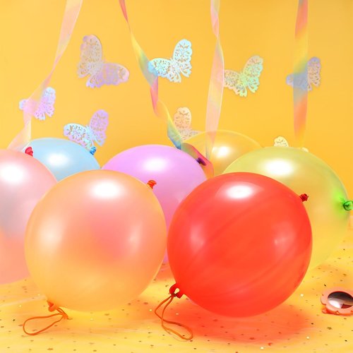 Libima Punch Balloons - 350 Pcs Heavy-Duty Assorted Colors for Kids' Parties & Classroom Prizes