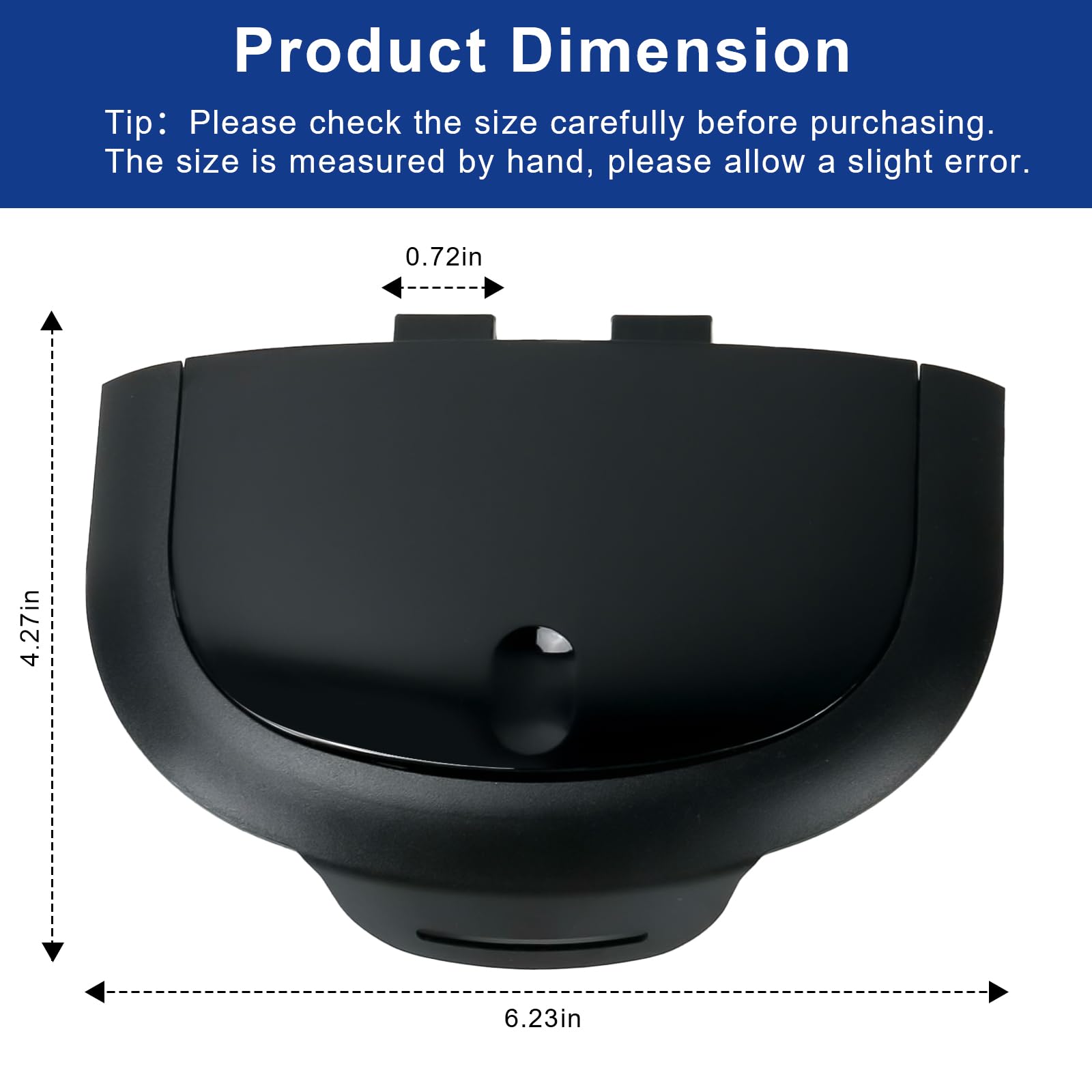 Water Chamber Lid Replacement for Dream-Station 2 (DS2) Humidifier Water Tank, Humidifier Water Tank Cover Replacement Part, Replacing Broken Humidifier, Lid Only