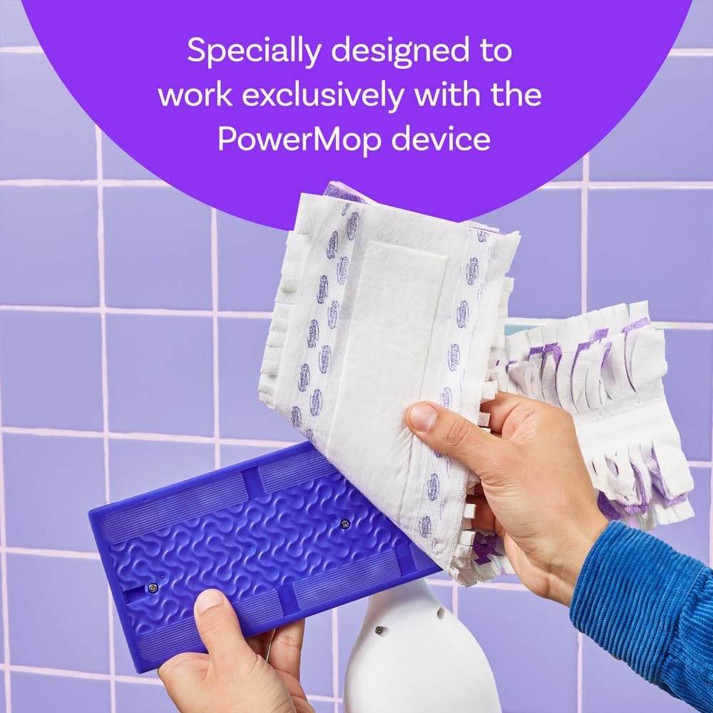 Swiffer PowerMop Mopping Pad Refills - Multi-Surface Floor Cleaning, 10 Count
