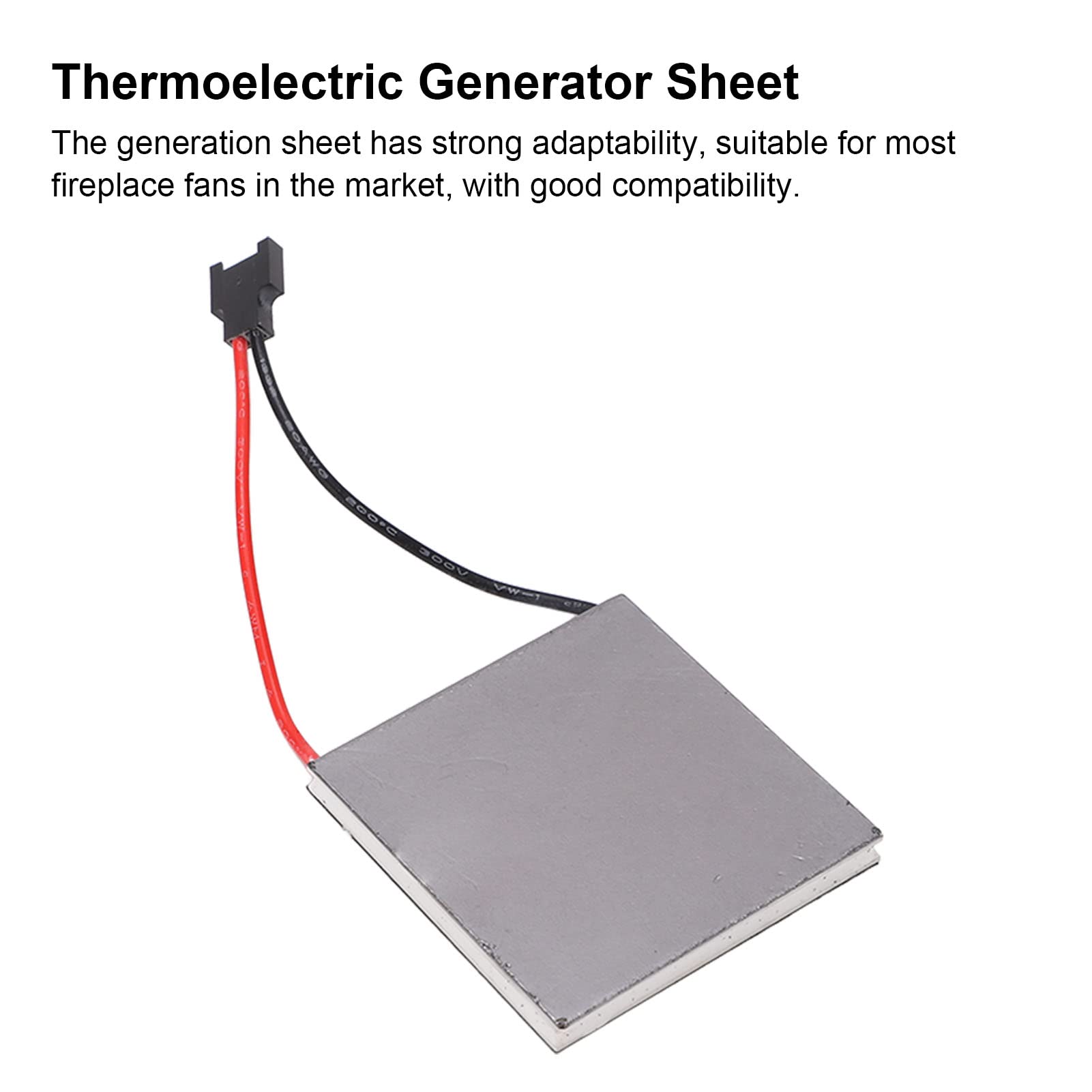 Fayelume Thermoelectric Generator, Wood Stove Fan Heat Powered, 227℃ Graphite Fireplace Fan Generator Sheet for Burning Stoves Fans
