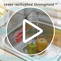 HLOOL Kitchen Sink Sponge Holder - Silver Caddy for Brushes & Soap