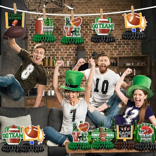 Football Centerpieces for Tables – 12PCS Game Day Decorations
