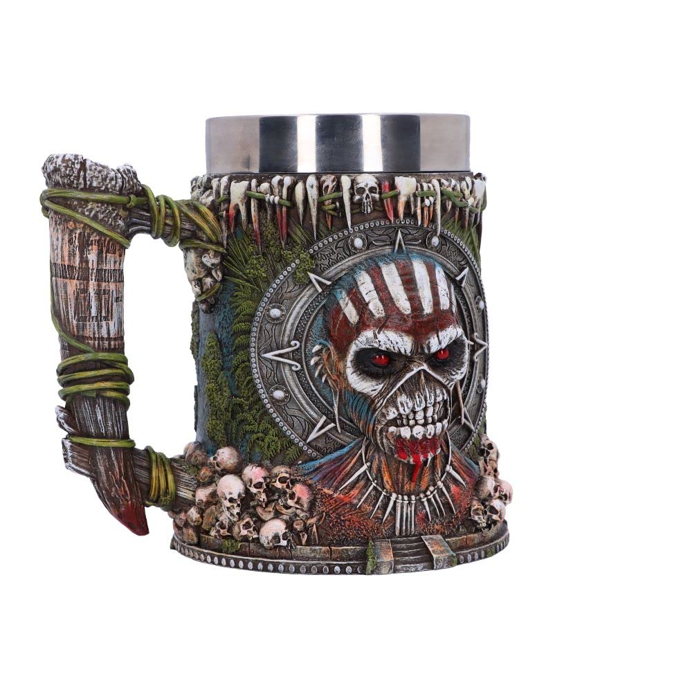 Nemesis Now Officially Licensed Iron Maiden Book of Souls Tankard, Multi Coloured, 17.5cm