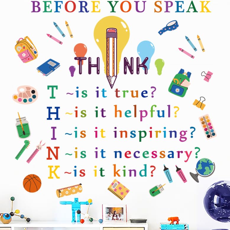 Colorful Inspirational Quotes Wall Decals for Home & Classroom
