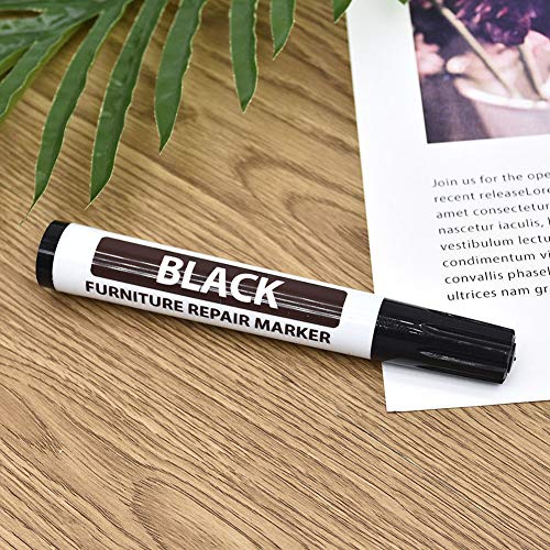 Black Furniture Repair Marker - Wood Stain & Scratch Fix Pen