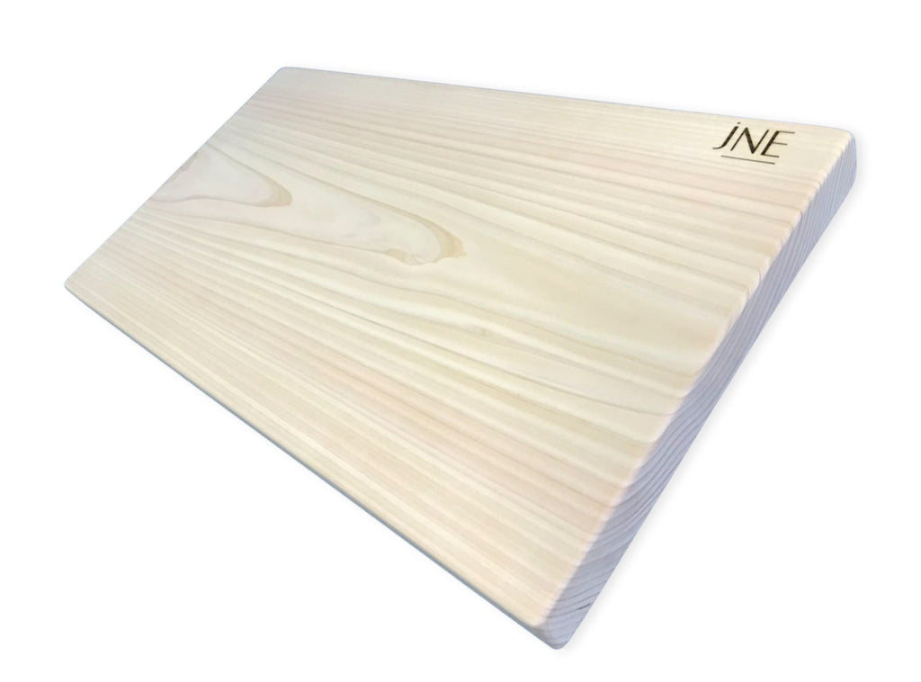 Hinoki Cypress Reversible Wood Cutting Board, 17.3" x 9.5" x1", Chopping Board, Butcher Board, Serving Board, Solid Single Piece, No Joint, No Glue | Holiday Gift