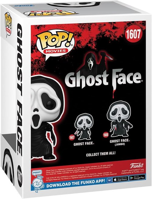 Funko POP! Ghostface Collectible Vinyl Figure - Official Horror Merchandise for Kids & Adults