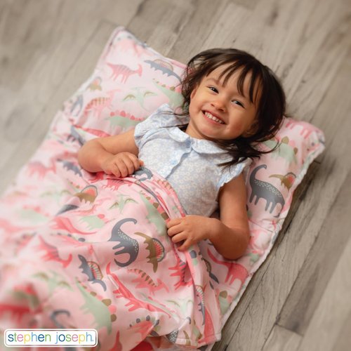 Stephen Joseph, Toddler All Over Print Nap Mat with Soft Blanket and Removable Pillow for Boys & Girls, Kids Sleeping Bag for Elementary, Daycare, Preschool with Carry Handle, Camo