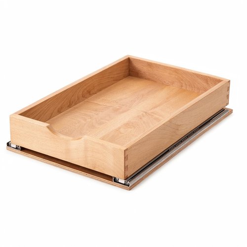 Draworia Pull Out Cabinet Drawers - 6x2 Size Options (12-23'W,18-21'D), Pre-Assembled with Soft Close Slides, Solid Beechwood, Easy Installation(14'W x 18'D)